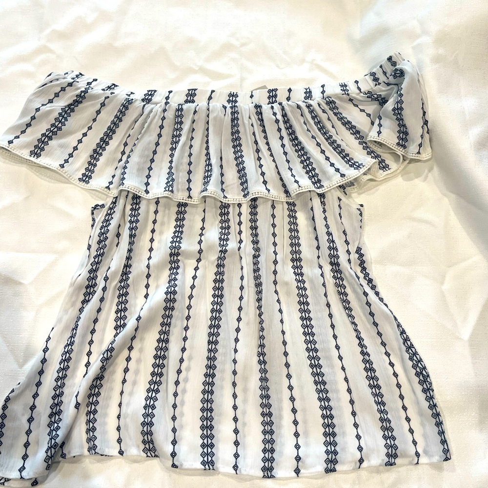 Off The Shoulder Sleeveless Blouse From Maurices